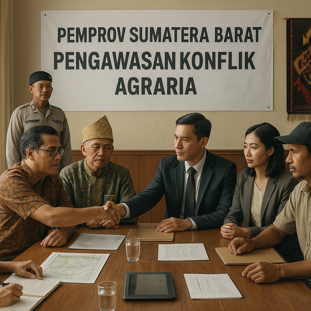 Pemprov Sumatera Barat Tingkatkan Pengawasan di Daerah Rawan Konflik Agraria