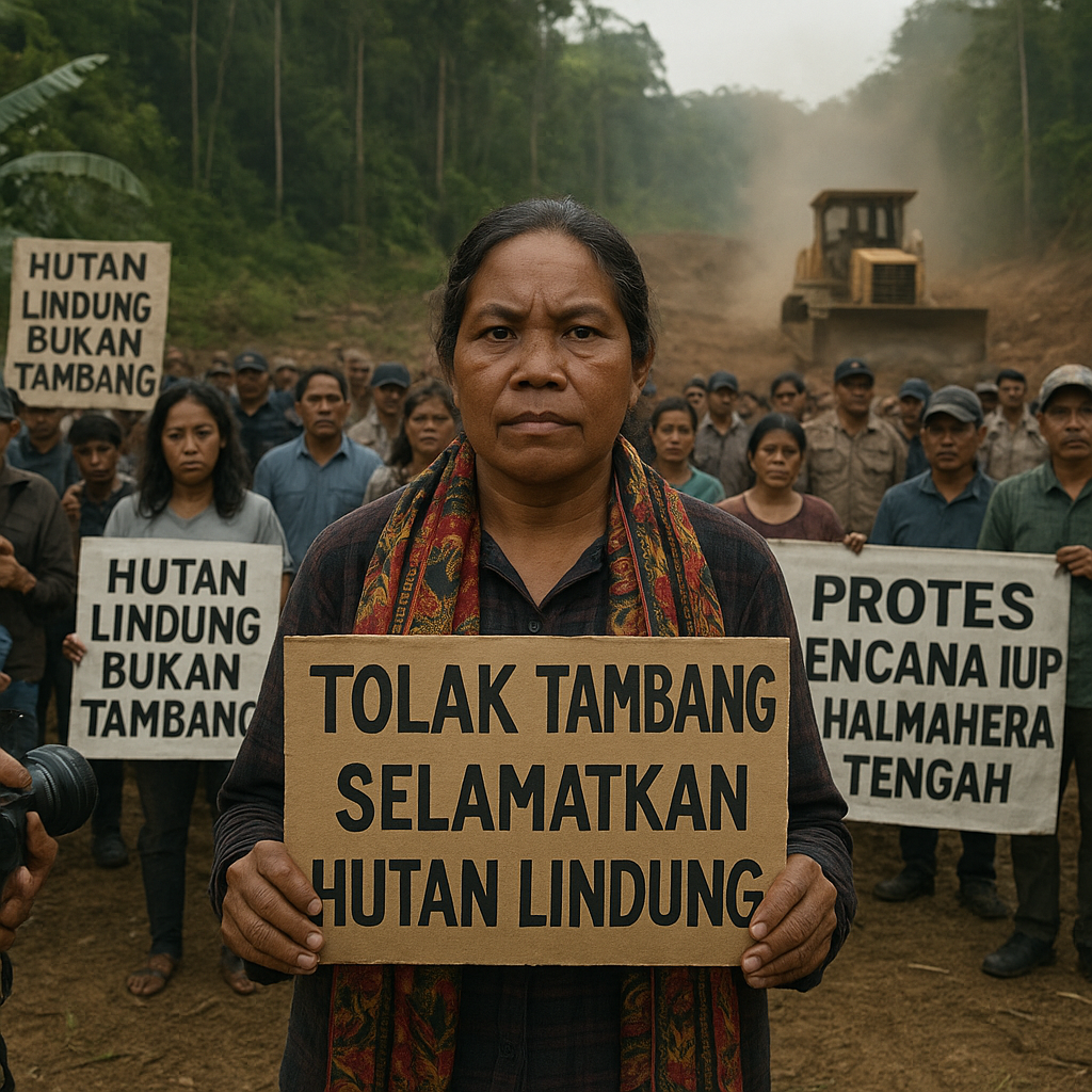 Rencana Penambangan di Hutan Lindung Halmahera Picu Protes Warga dan LSM