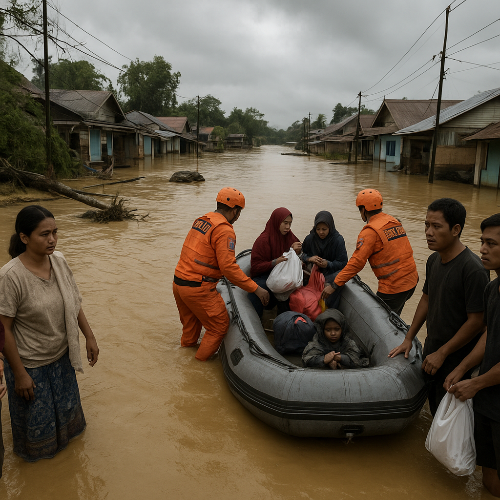 Banjir Bandang Solok Tewaskan Dua Orang dan Rendam Ratusan Rumah Tangga