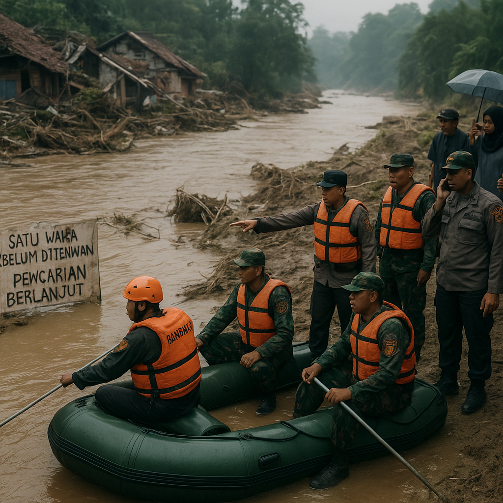 Satu Warga Belum Ditemukan, Pencarian Korban Banjir Bandang Solok Terus Berlanjut