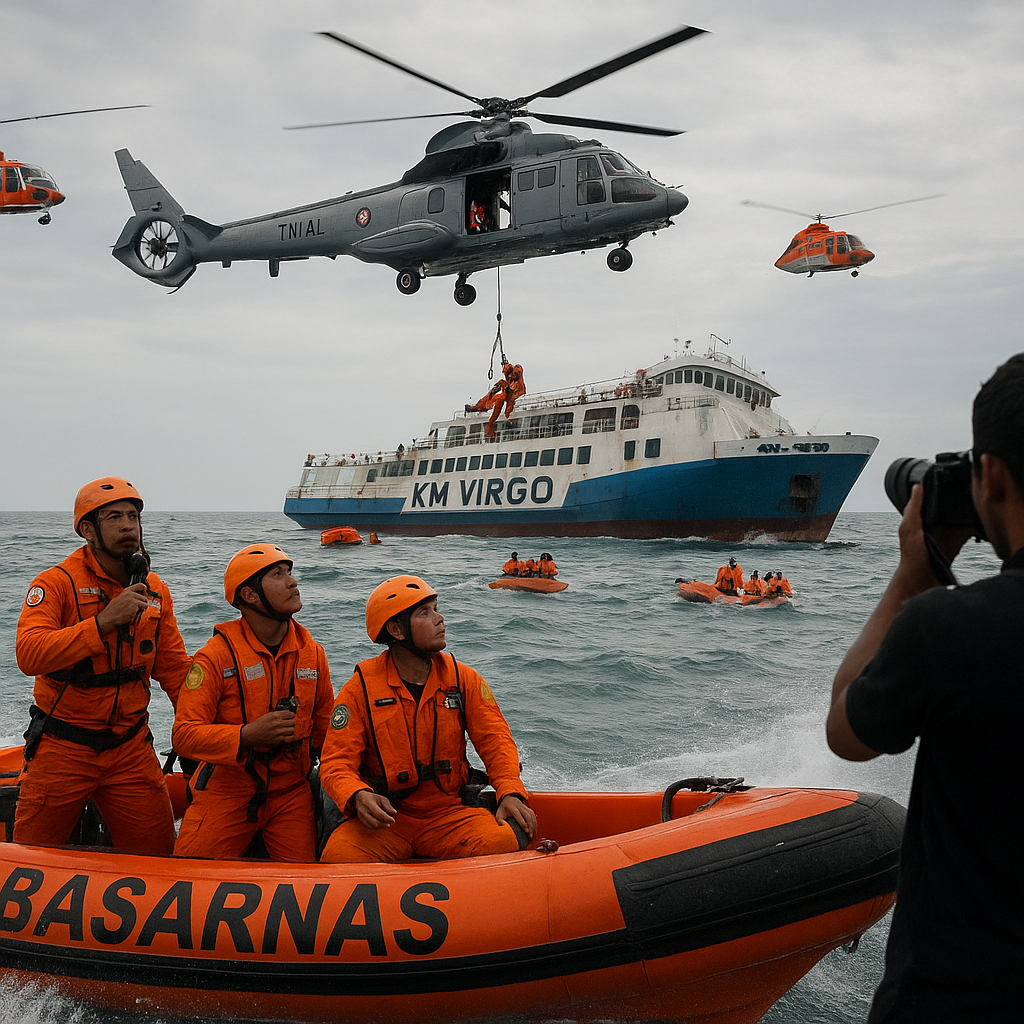 Perkuat Evakuasi Korban KM Virgo, Basarnas Siagakan Tiga Helikopter