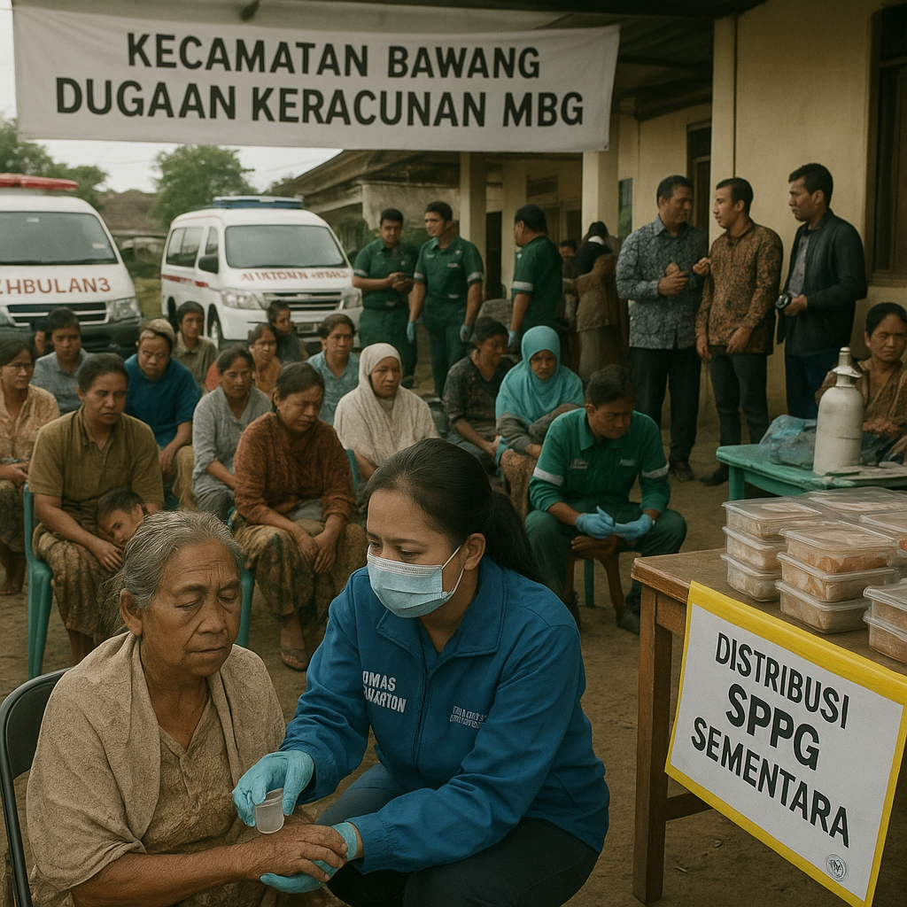 Dugaan Keracunan MBG di Batang Capai 276 Orang, Distribusi SPPG Disetop Sementara