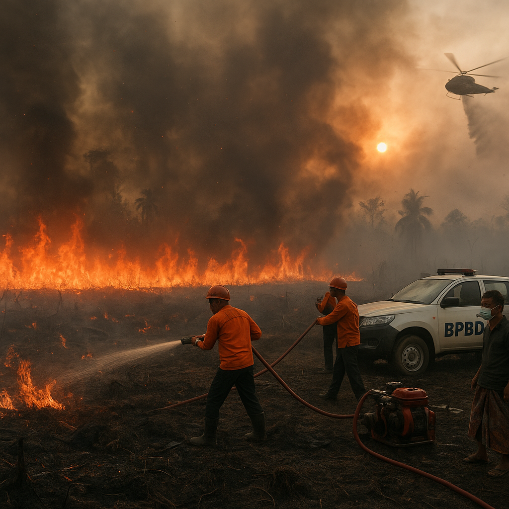 Kebakaran Hutan di Kalimantan Tengah Meluas, 5.000 Hektar Terbakar
