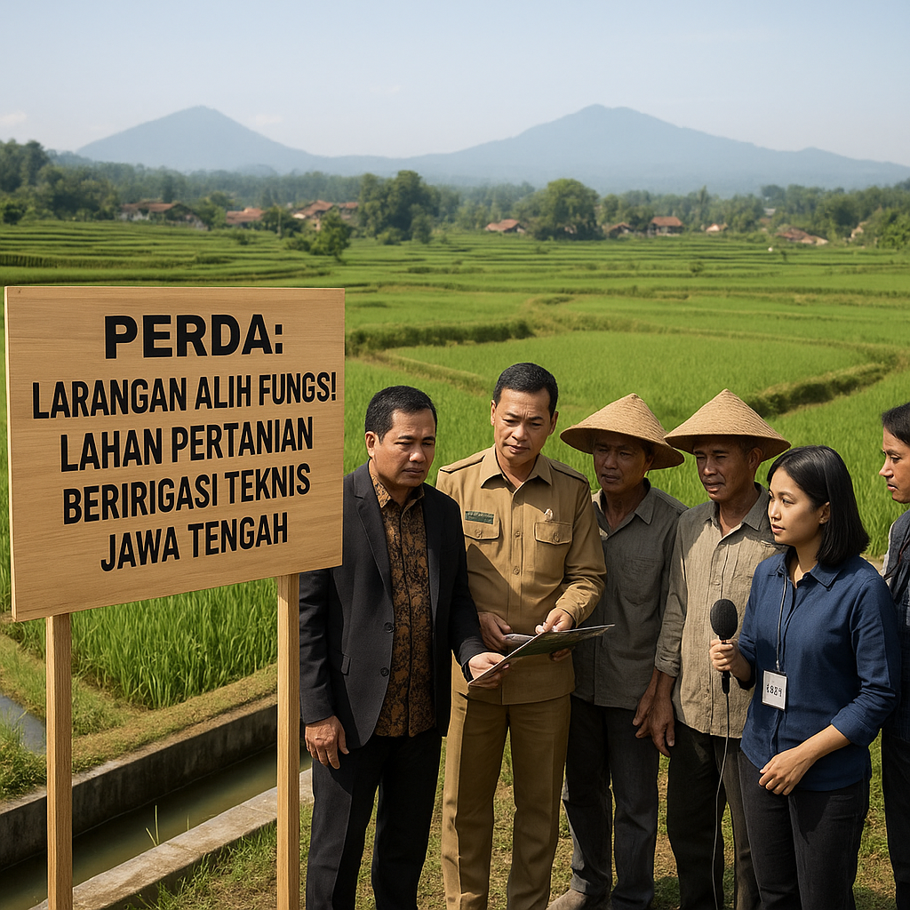 Kebijakan Pemda Jawa Tengah: Larangan Alih Fungsi Lahan Pertanian di 15 Kabupaten