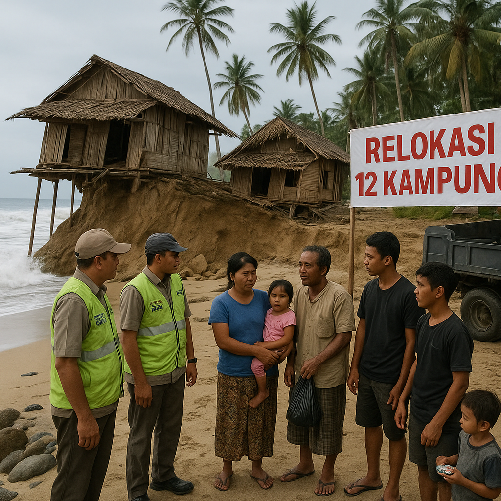 Rawan Diamuk Ombak, Pemkab Kepulauan Mentawai Segera Relokasi 12 Kampung