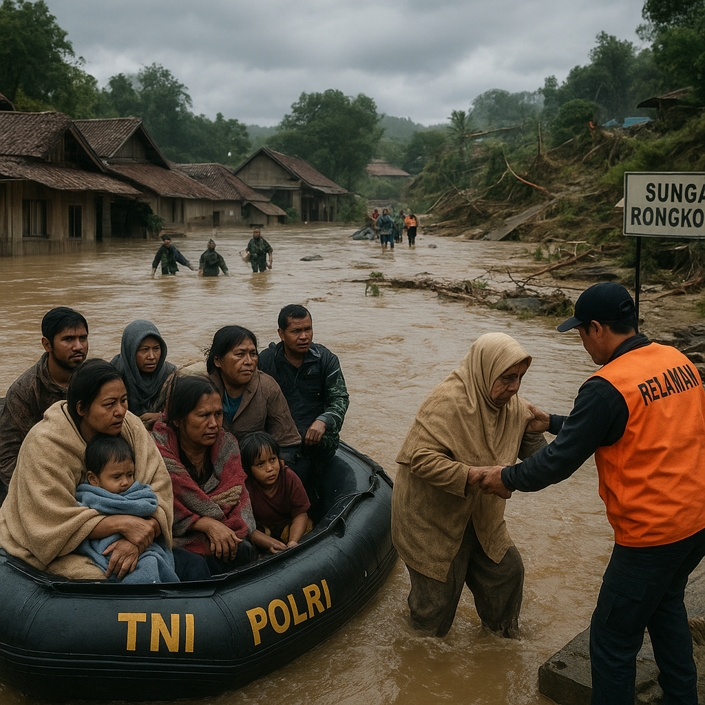 Banjir Bandang Terjang 3 Kecamatan di Kabupaten Luwu Utara, Sulsel