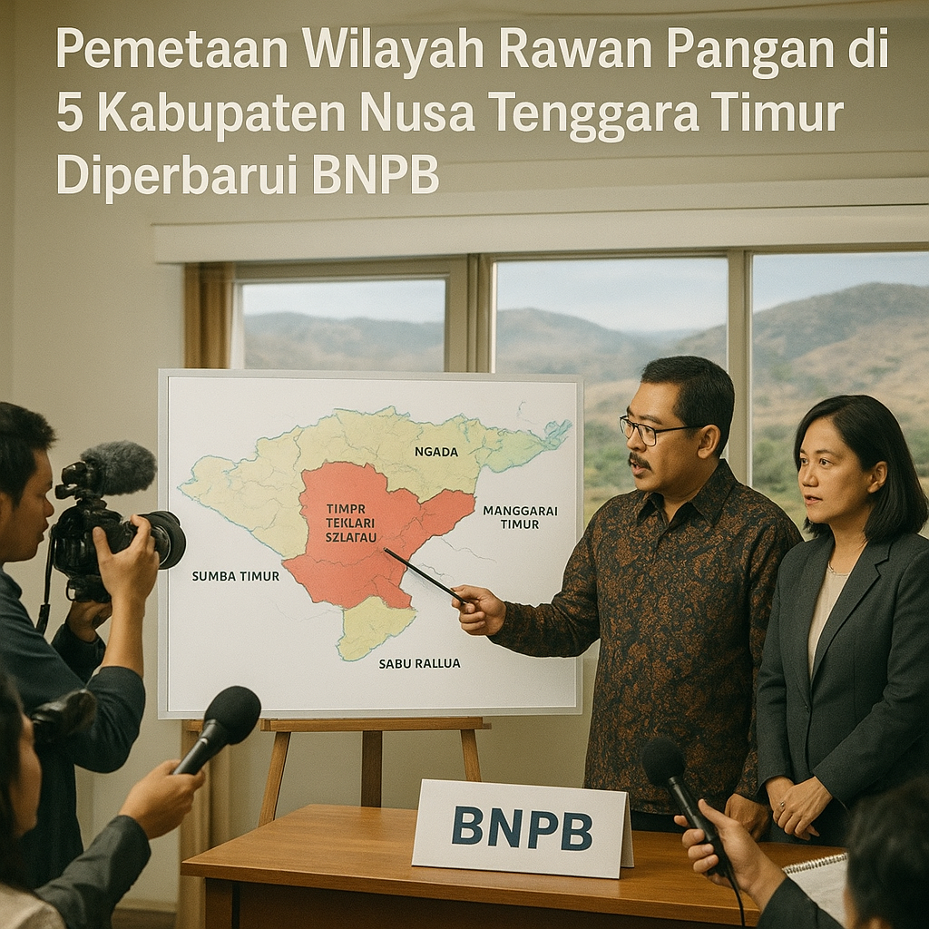 Pemetaan Wilayah Rawan Pangan di 5 Kabupaten Nusa Tenggara Timur Diperbarui BNPB