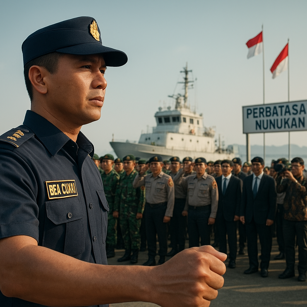 Apel Gabungan di Nunukan, Aparat Perkuat Sinergi Berantas Penyelundupan