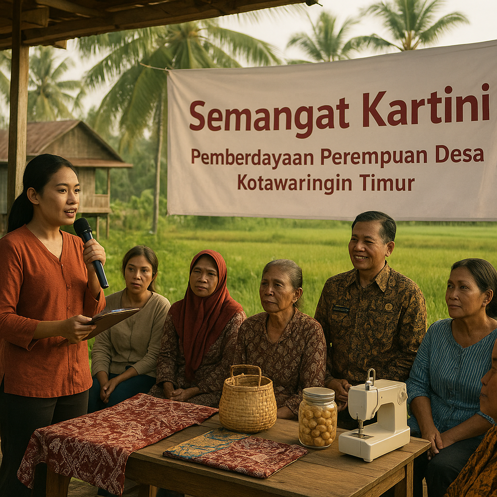 Semangat Kartini Menggema hingga Desa, Perempuan Kotim Didorong Lebih Mandiri dan Berdaya Saing