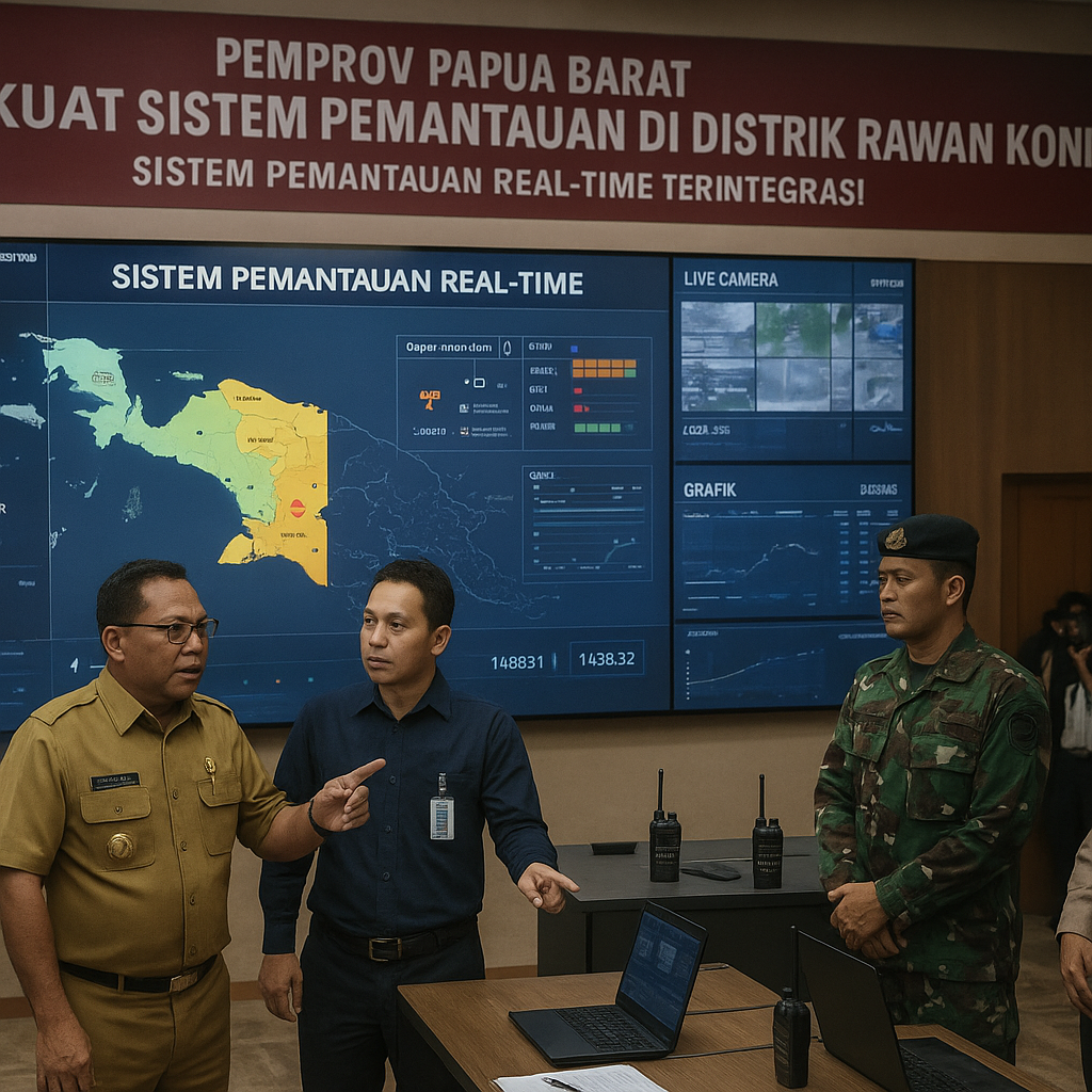 Pemprov Papua Barat Perkuat Sistem Pemantauan di Distrik Rawan Konflik
