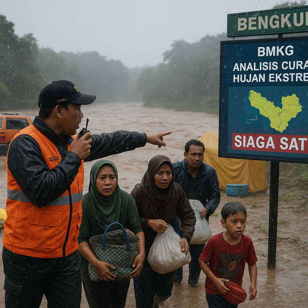 Bengkulu Siaga Satu Ancaman Banjir Bandang Pasca-Analisis Curah Hujan Ekstrem