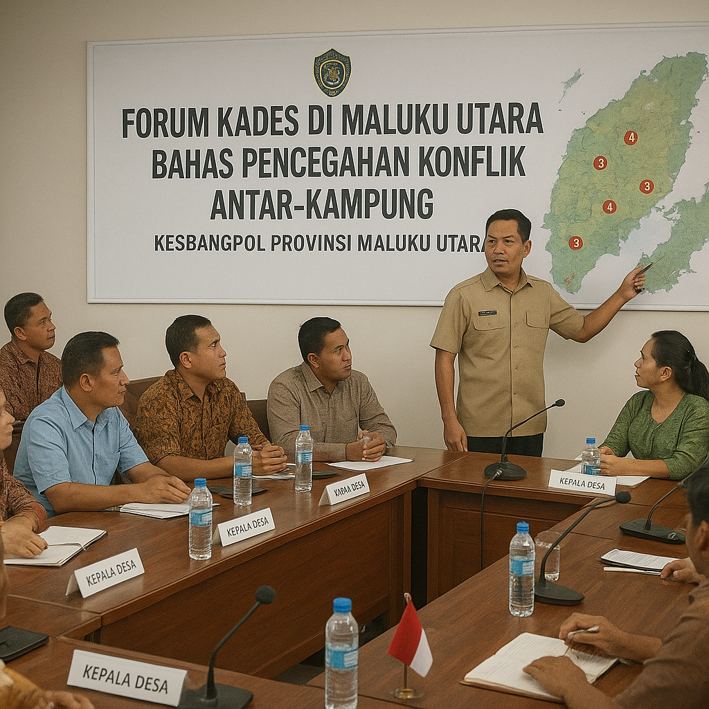 Forum Kades di Maluku Utara Bahas Pencegahan Konflik Antar-Kampung
