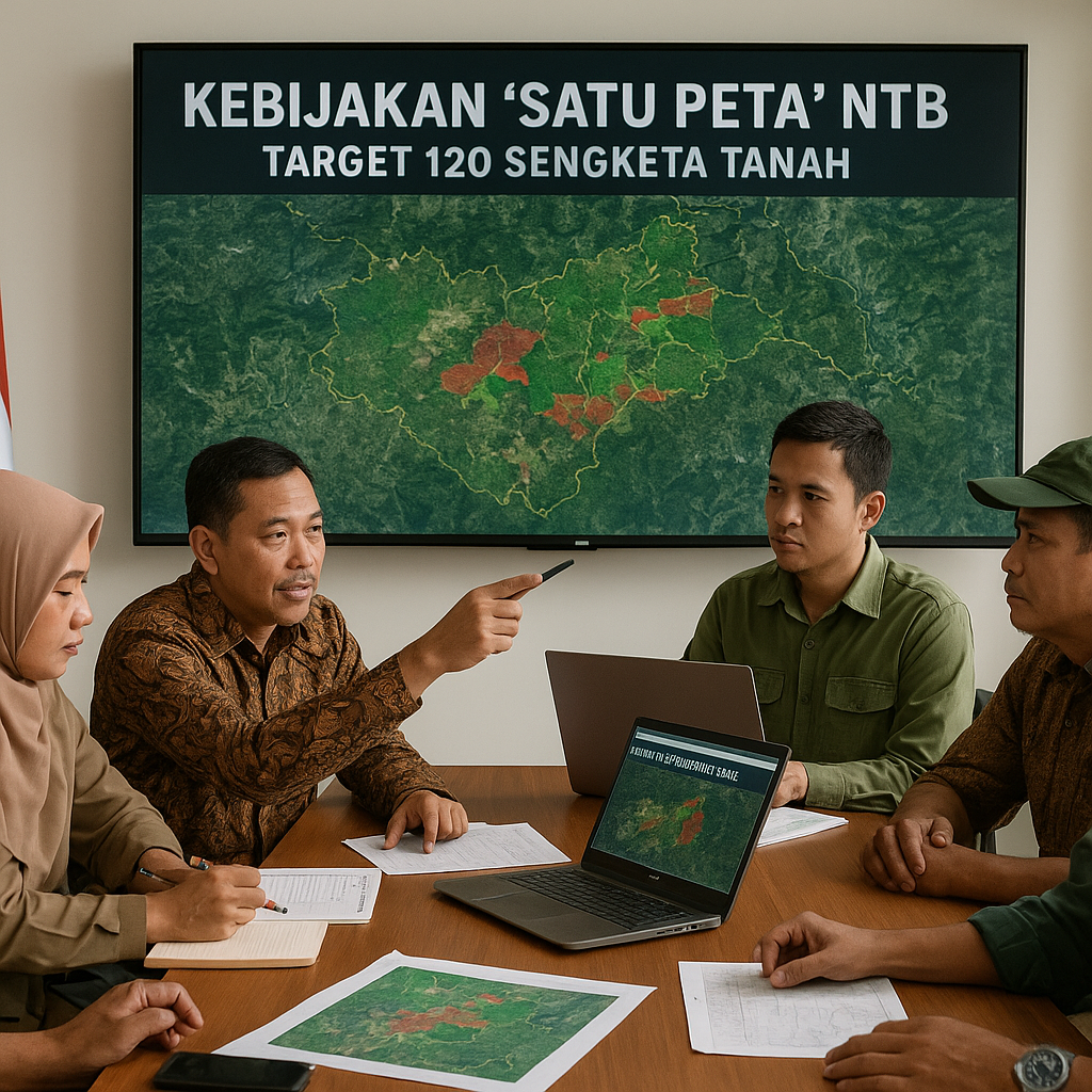 Kebijakan "Satu Peta" NTB Targetkan Selesaikan 120 Sengketa Tanah Kawasan Hutan