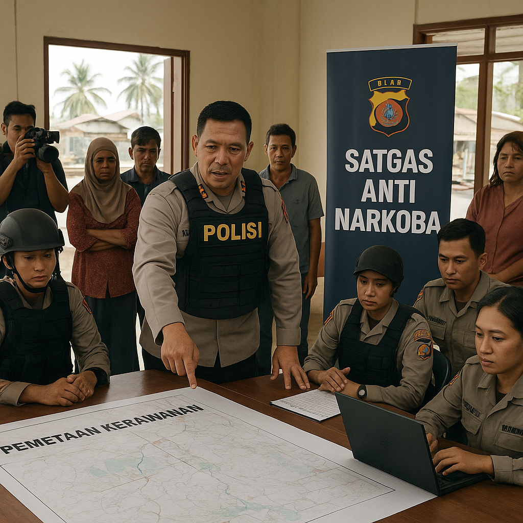 Warga Resah Peredaran Narkoba di Rokan Hilir, Polda Riau Bentuk Tim Satgas