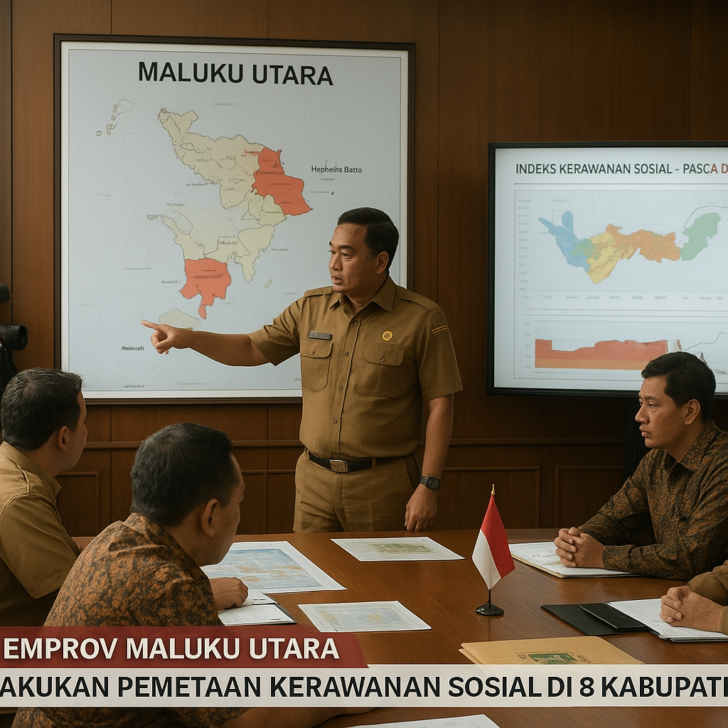 Pemprov Maluku Utara Lakukan Pemetaan Kerawanan Sosial di 8 Kabupaten Pasca Aksi Demonstrasi