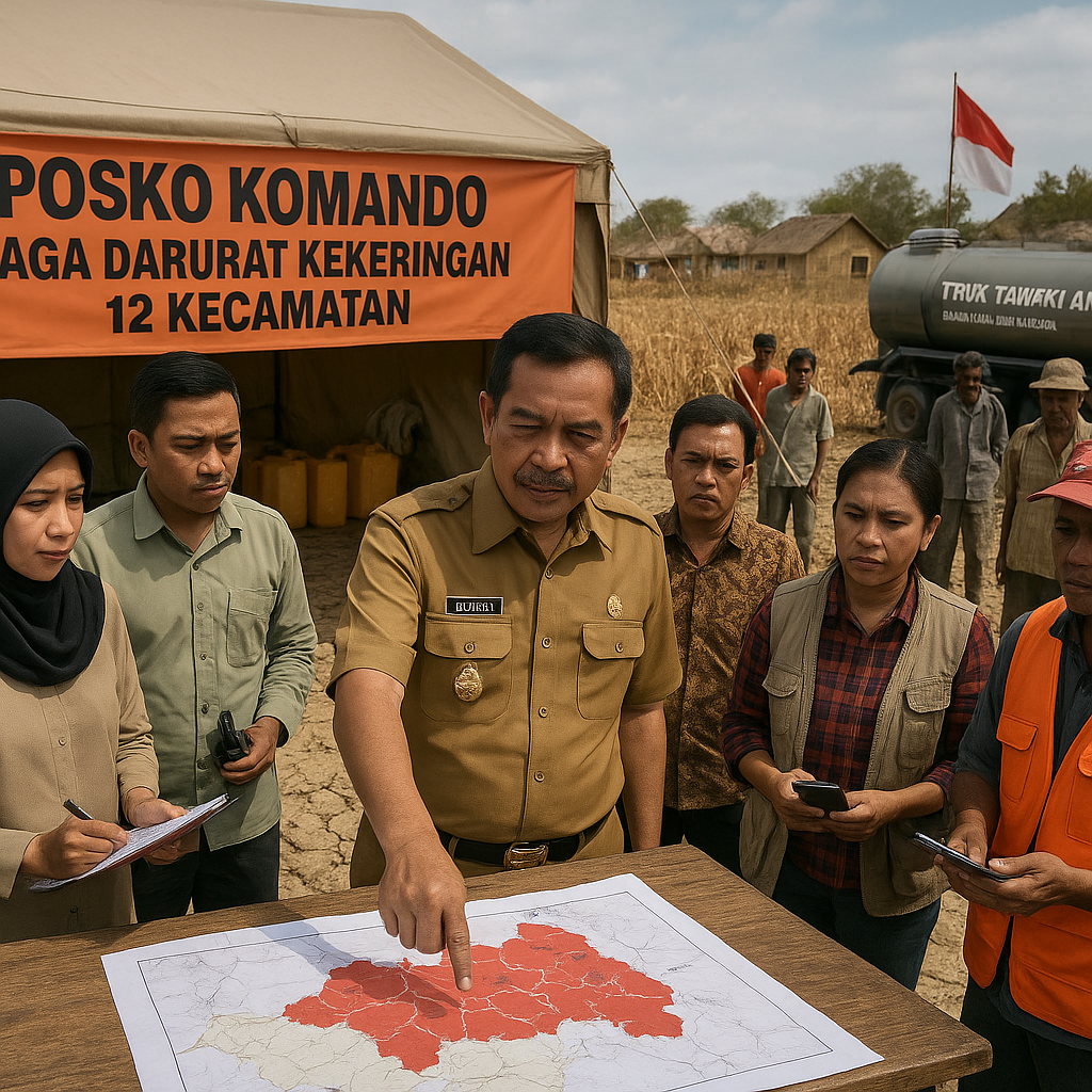 Bupati Sumba Timur Tetapkan Status Siaga Darurat Kekeringan di 12 Kecamatan