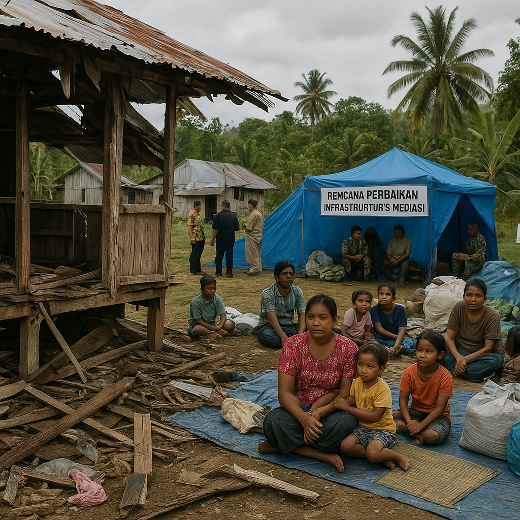 Puluhan Rumah Warga Terdampak Konflik di Halmahera Tengah, Rencana Perbaikan Disiapkan