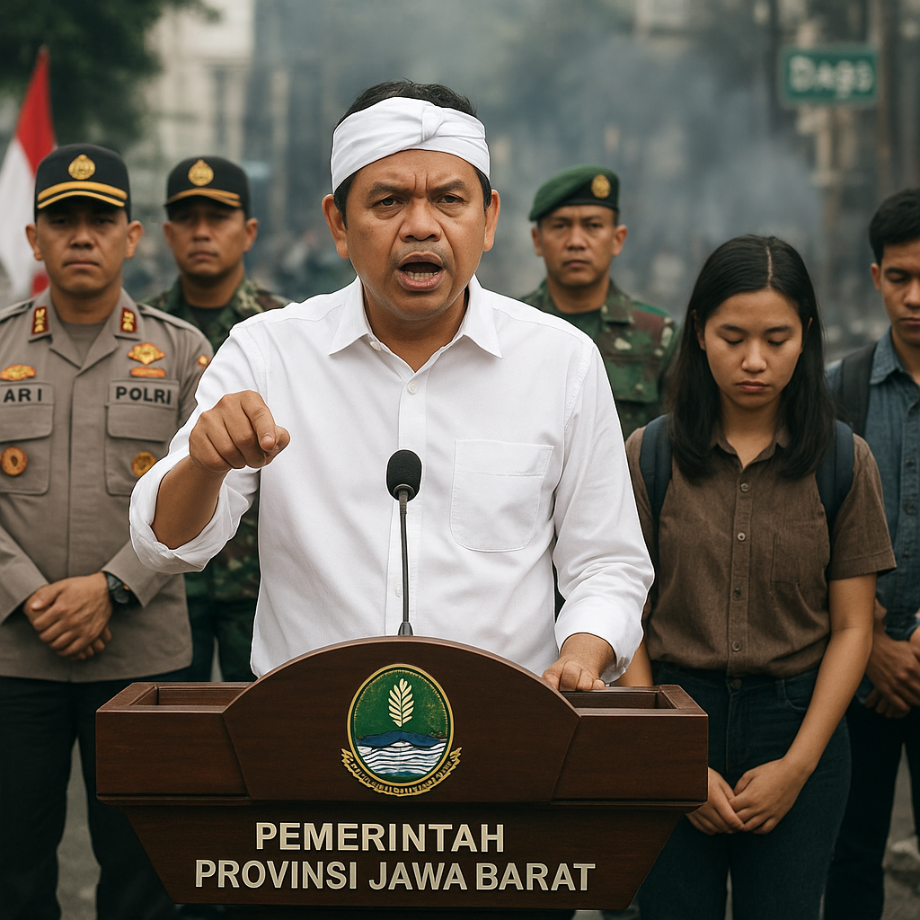 Kembali Akan Terapkan Sistem Barak Militer, Dedi Mulyadi Geram ke Pelaku Kerusuhan Dago