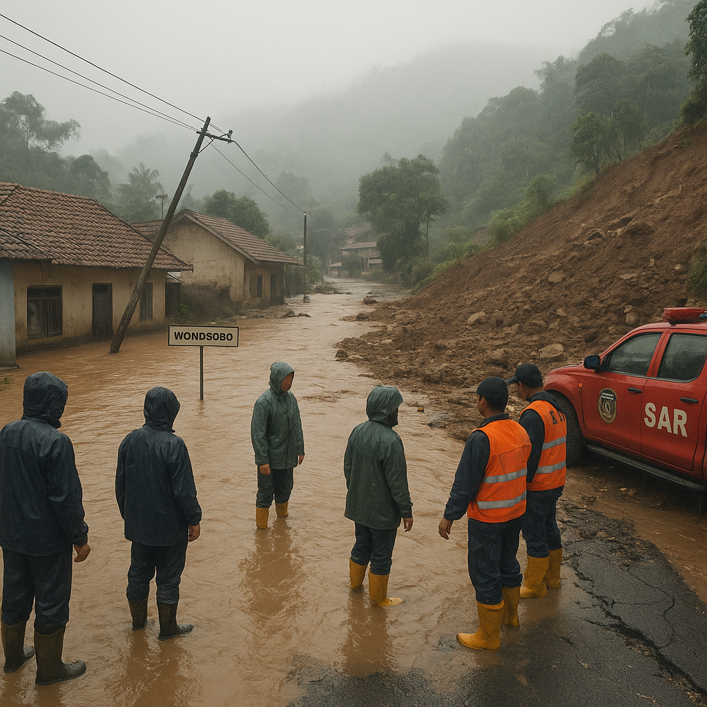 Hujan Sebabkan Banjir dan Longsor di Wonosobo