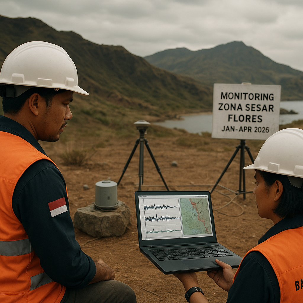 Badan Geologi Temukan Peningkatan Aktivitas Tektonik di Zona Sesar Flores, Wilayah NTT