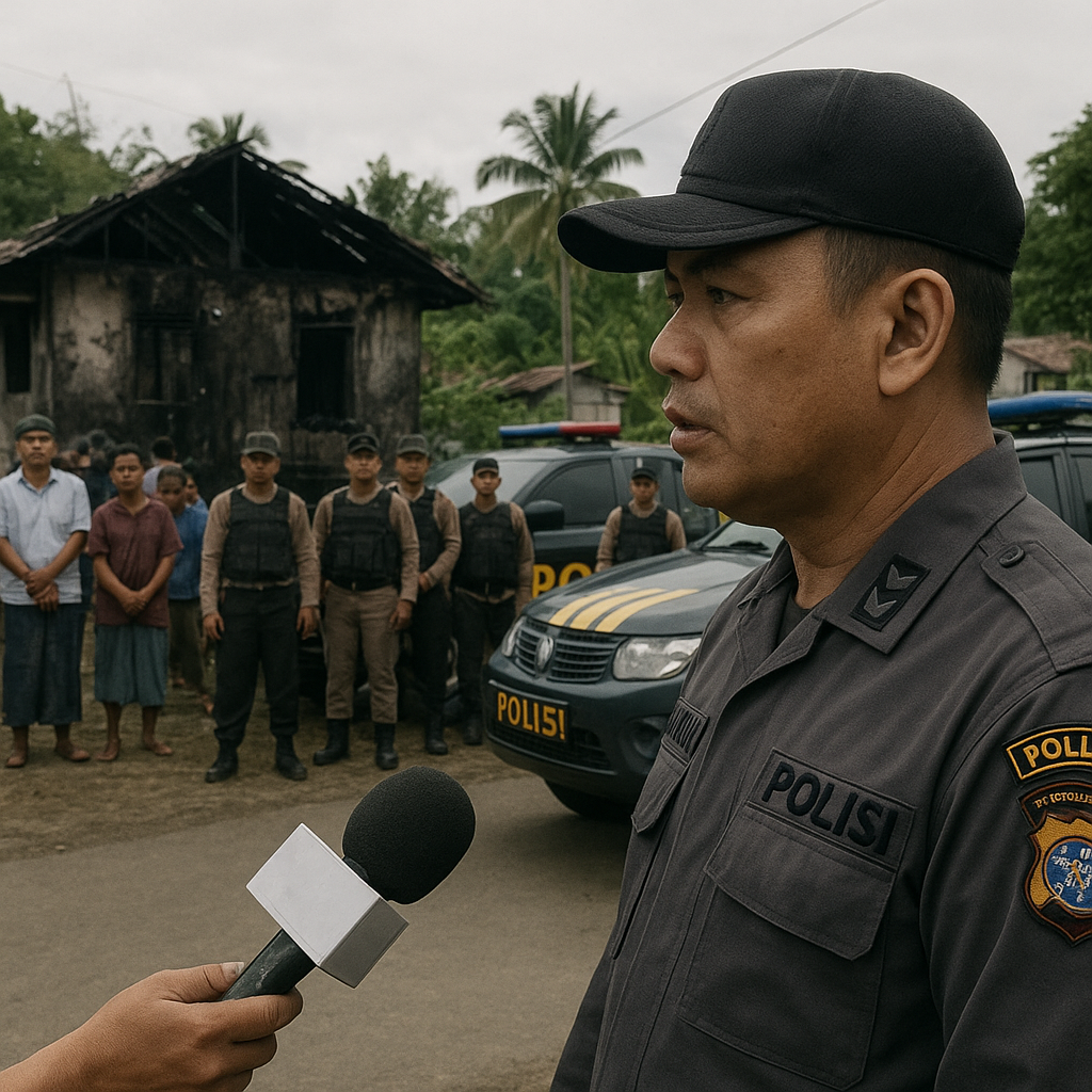 Kapolda Riau Rotasi Besar Personel Polsek Panipahan, Imbas Warga Rohil Bakar Rumah Terduga Bandar Narkoba