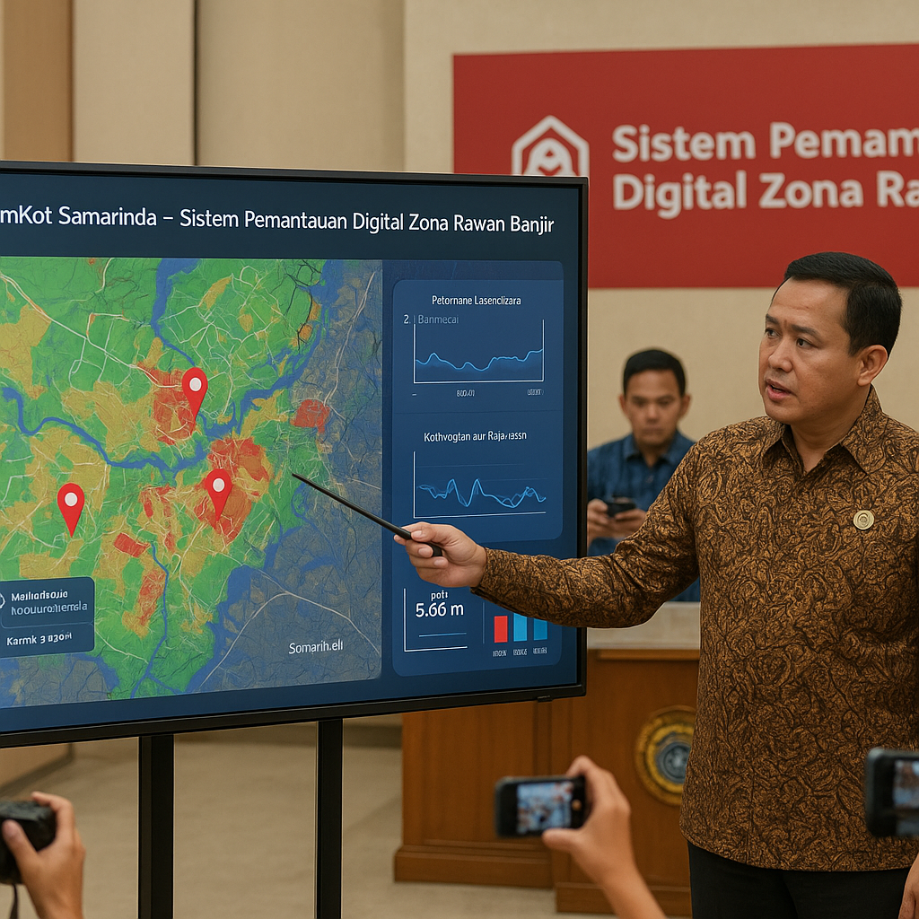 Pemkot Samarinda Luncurkan Sistem Pemantauan Digital Zona Rawan Banjir di 15 Kelurahan