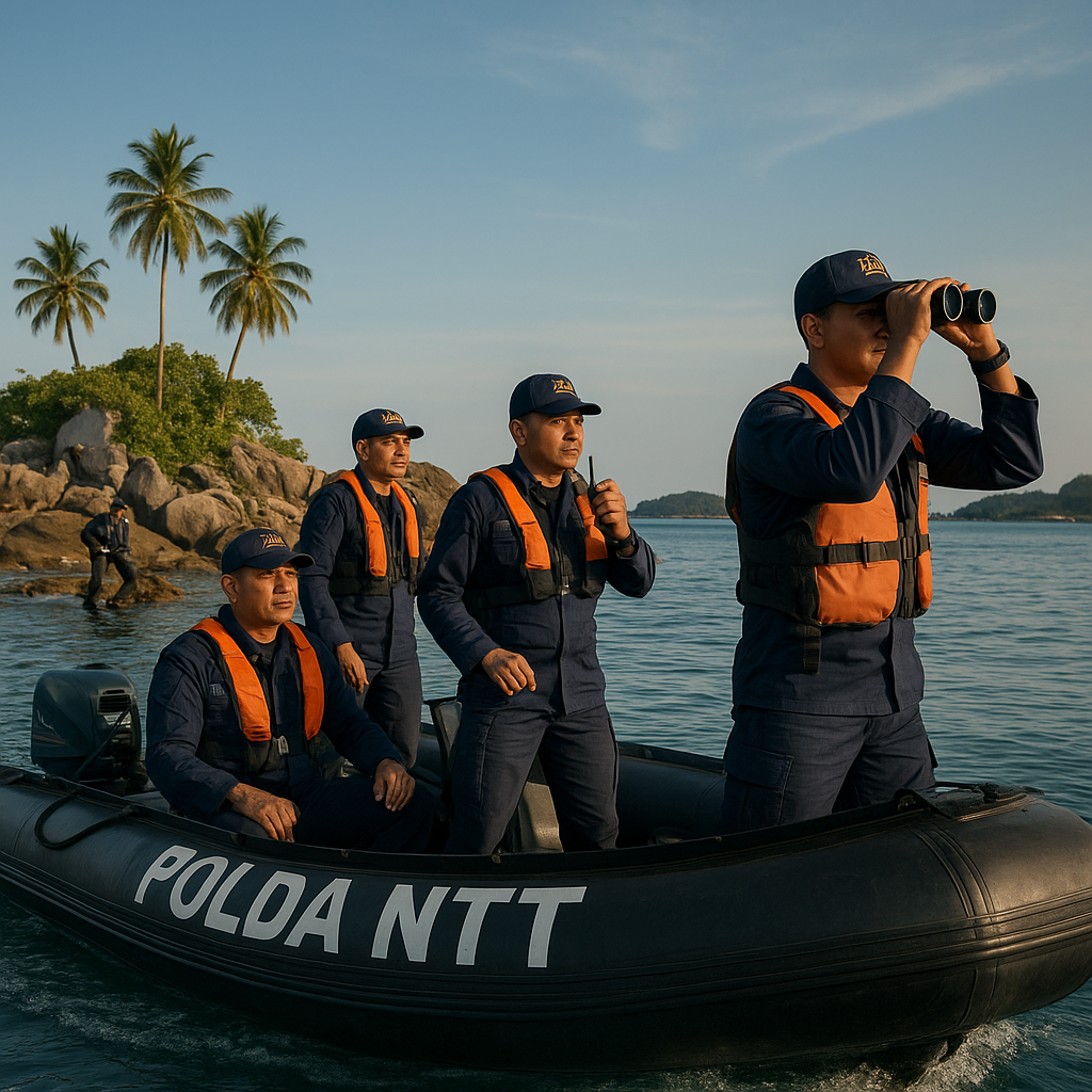 Tingkatkan Patroli, Polda NTT Bentuk Satgas Pengamanan di Pulau-Pulau Kecil Front Maritim