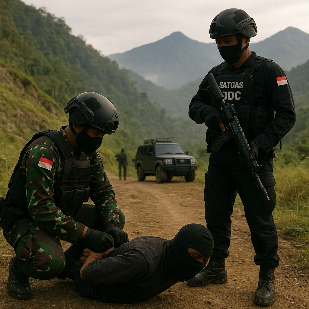 Satgas ODC Lumpuhkan Anggota KKB DPO di Puncak Jaya