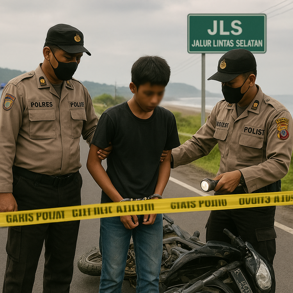 Polisi Tangkap Begal Sadis JLS Lumajang, Satu Pelaku Masih di Bawah Umur