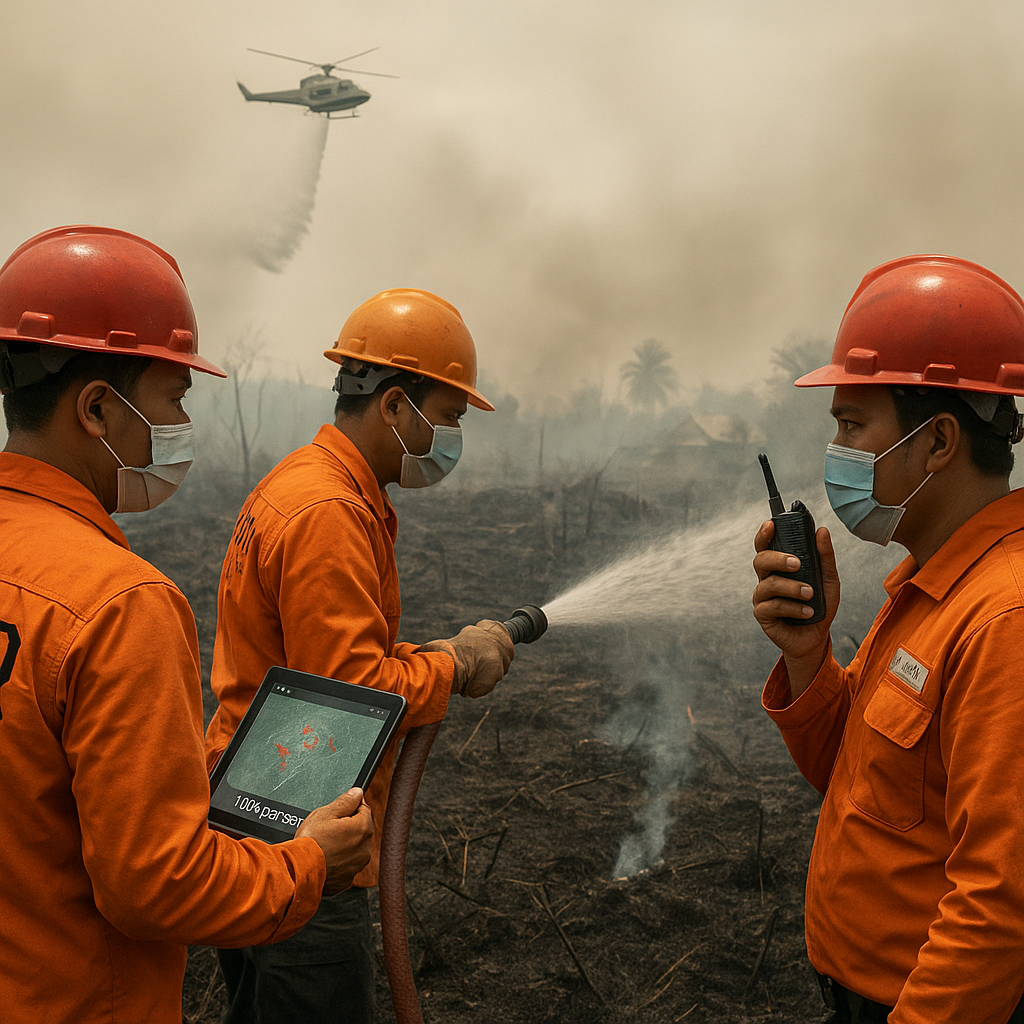 Pemkab Aceh Tamiang Berlakukan Status Siaga Darurat Kebakaran Hutan dan Lahan