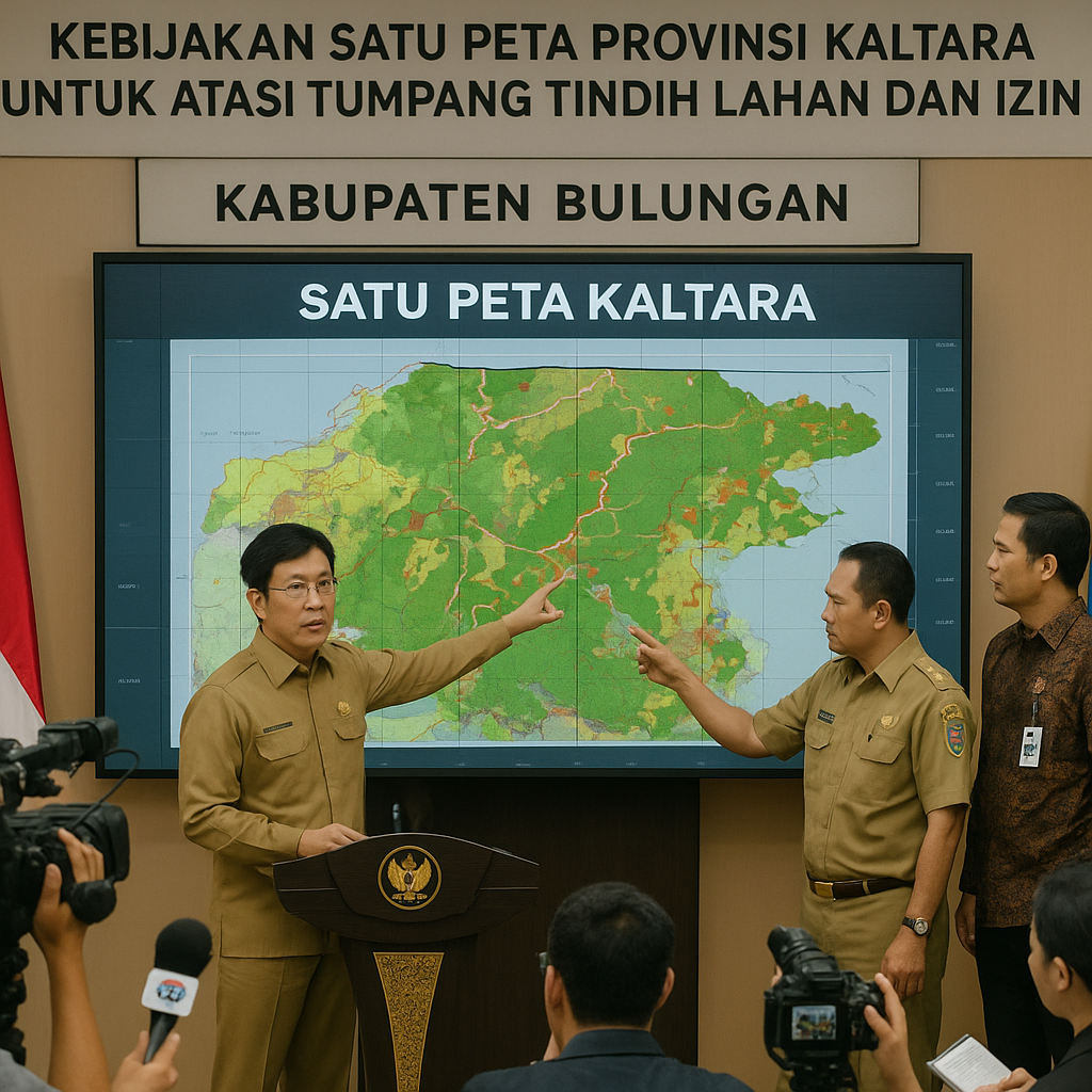 Kebijakan Satu Peta Provinsi Kaltara untuk Atasi Tumpang Tindih Lahan dan Izin