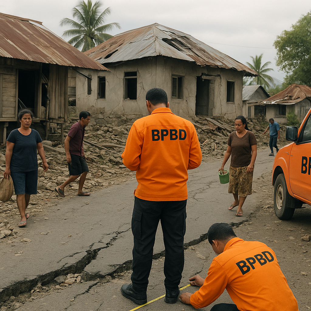 Gempa M 5,1 Guncang Kabupaten Maluku Tenggara, 15 Rumah Rusak
