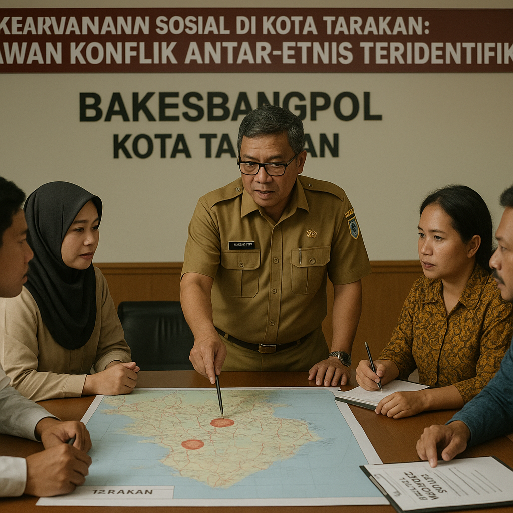 Pemetaan Kerawanan Sosial di Kota Tarakan: Titik Rawan Konflik Antar-Etnis Teridentifikasi