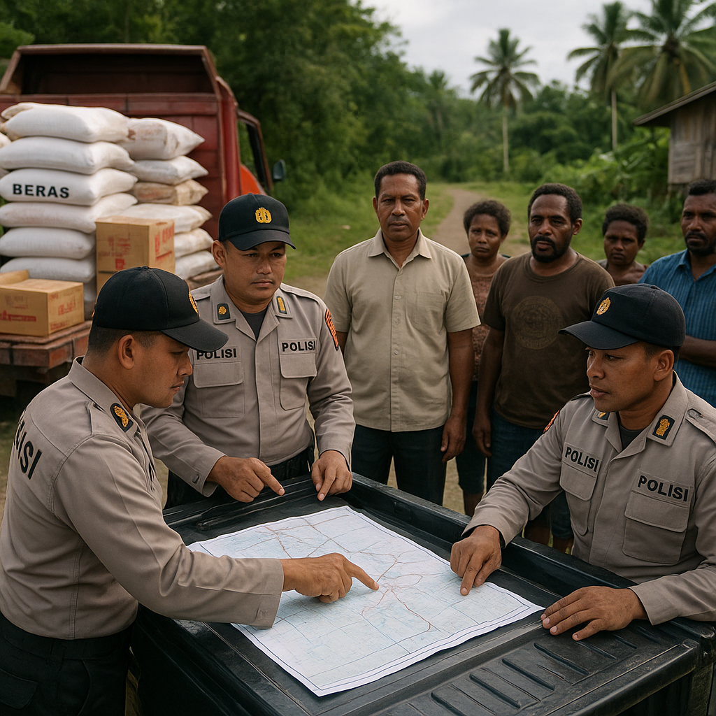 Polda Papua Barat Bentuk Tim Pengawasan Jalur Logistik di Distrik-Maybrat Antisipasi gangguan