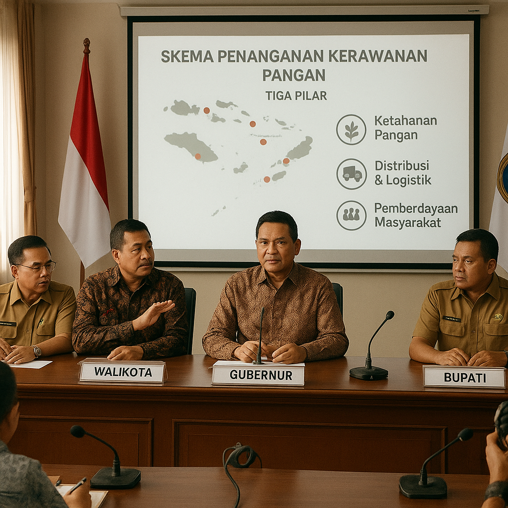 Rapat Koordinasi Pemda NTT Bahas Skema Penanganan Kerawanan Pangan di Pulau-Pulau Kecil