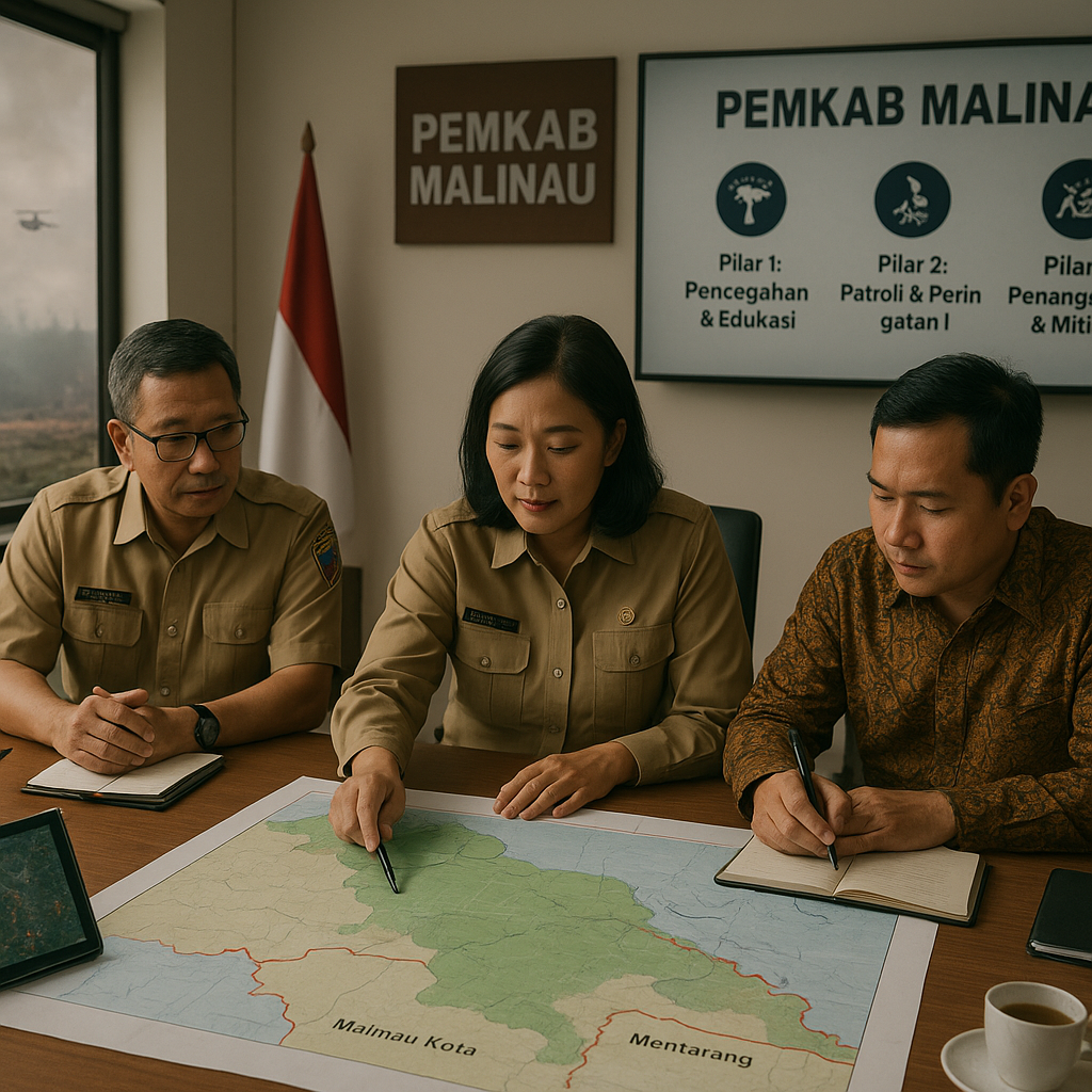 Pemkab Malinau, Kaltara, Siapkan Strategi Hadapi Ancaman Karhutla di Wilayah Perbatasan