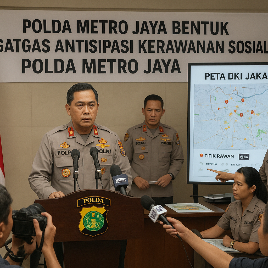 Polda Metro Jaya Bentuk Satgas Antisipasi Kerawanan Sosial di DKI Jelang Pilkada Serentak