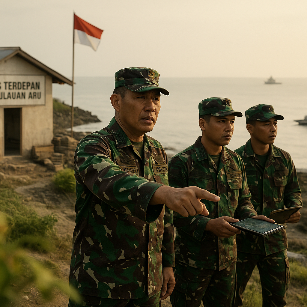 Pangdam XVI/Pattimura: Penguatan Pos Terdepan di Perbatasan Laut Aru Dipercepat