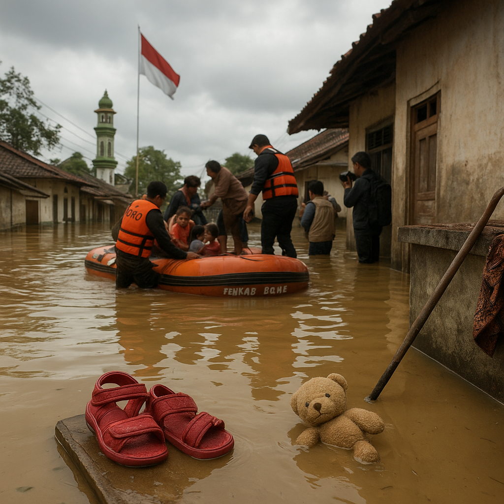 Banjir di Bone Sulsel: Lansia-Balita Tewas, 2 Kelurahan Terendam
