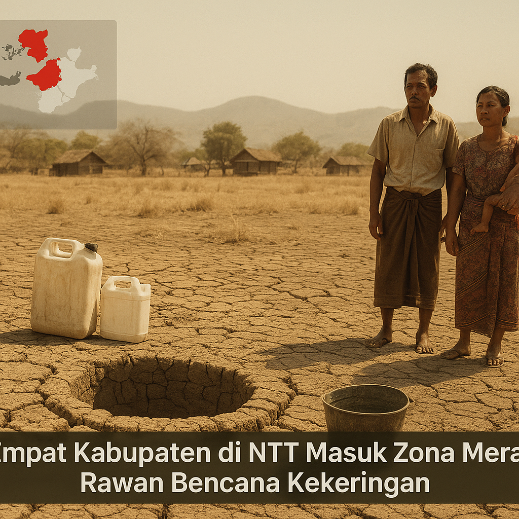Empat Kabupaten di NTT Masuk Zona Merah Rawan Bencana Kekeringan