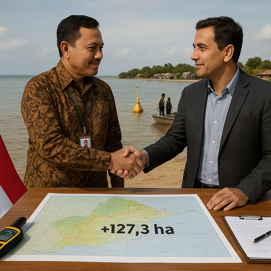 Wilayah RI Bertambah 127,3 Hektare di Pulau Sebatik Usai Kesepakatan dengan Malaysia