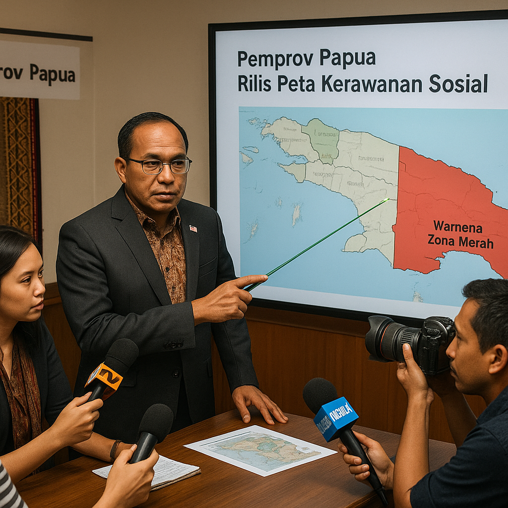 Pemprov Papua Rilis Peta Kerawanan Sosial di 7 Distrik, Jayawijaya Jadi Fokus Intervensi