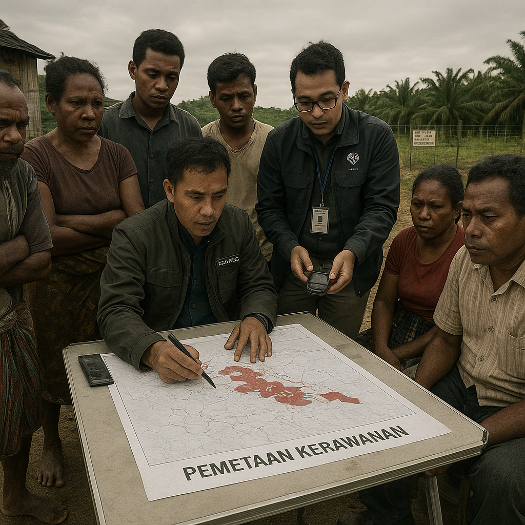 Pemetaan Baru: 15 Desa di Kabupaten Sorong Rawan Konflik Agraria dengan Perusahaan Sawit