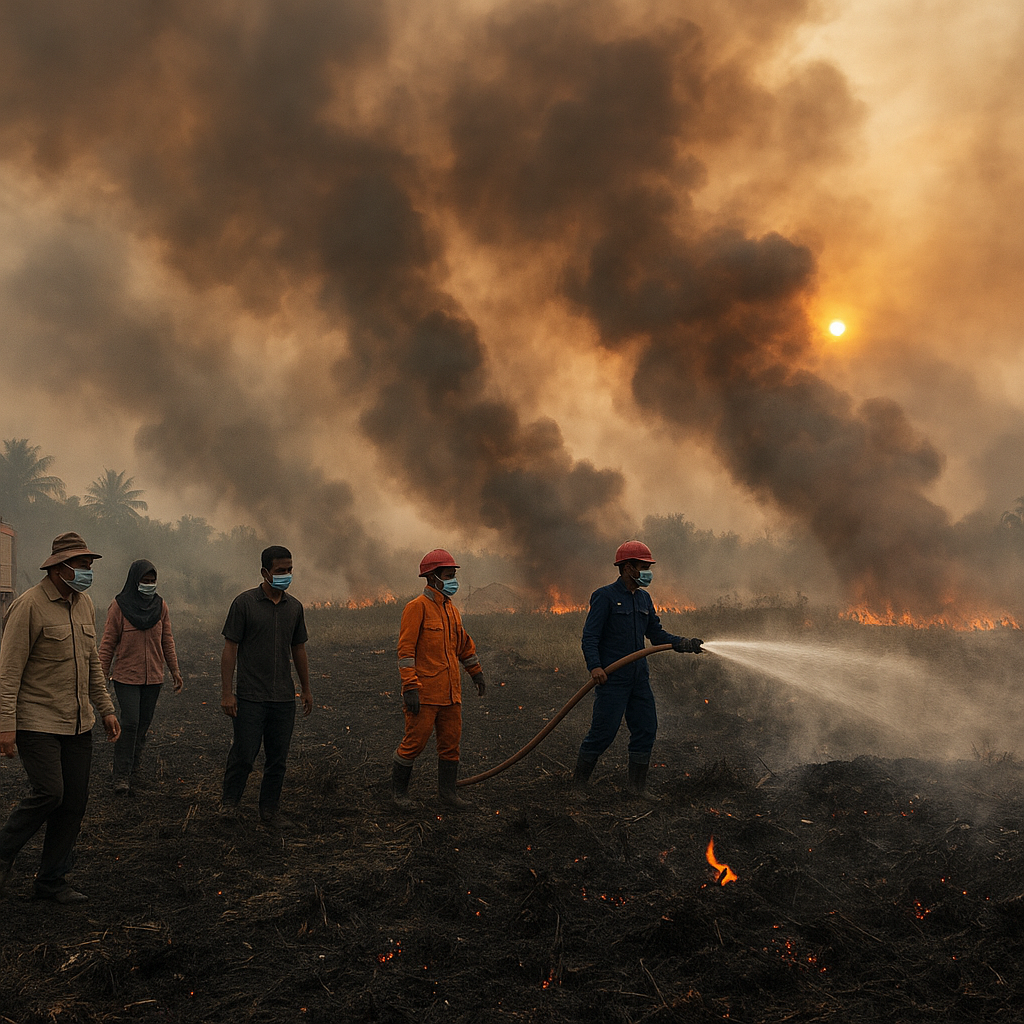 Kebakaran Hutan di Lahan Gambut Riau Meluas, Ancaman Kabut Asap Lintas Provinsi