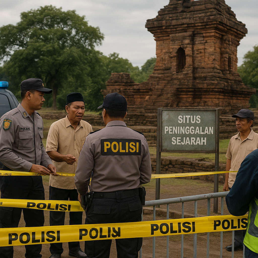 Polda Jatim Tingkatkan Pengamanan di Situs Peninggalan Akibat Potensi Konflik Antar-Kelompok