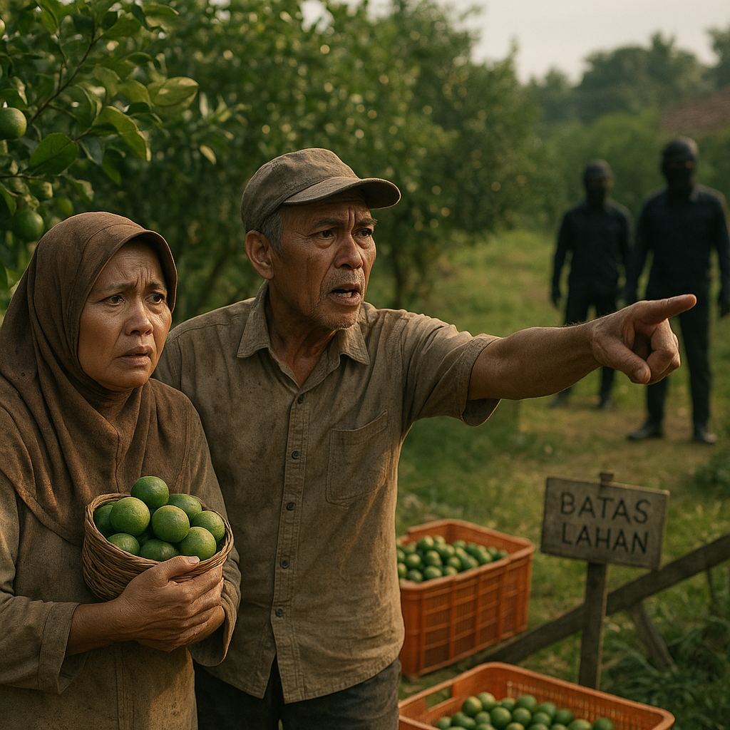 Petani Limau Manis Diteror OTK Berseragam, Diduga Terkait Sengketa Lahan dengan PTPN 1 Regional 1