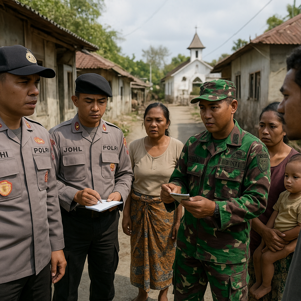 Konflik di Adonara NTT, Aparat Keamanan Lakukan Patroli Dialogis dengan Warga