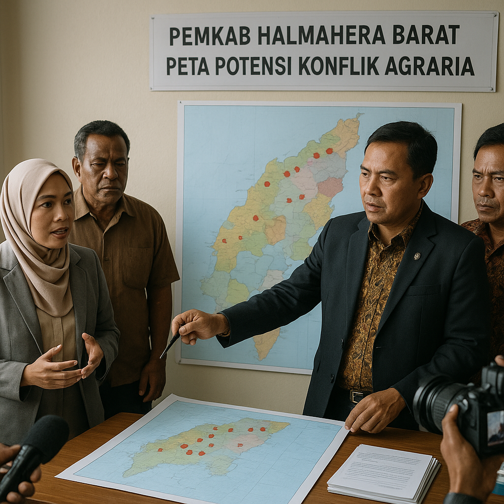 Pemkab Halmahera Barat Rilis Peta Potensi Konflik Agraria di 5 Kecamatan