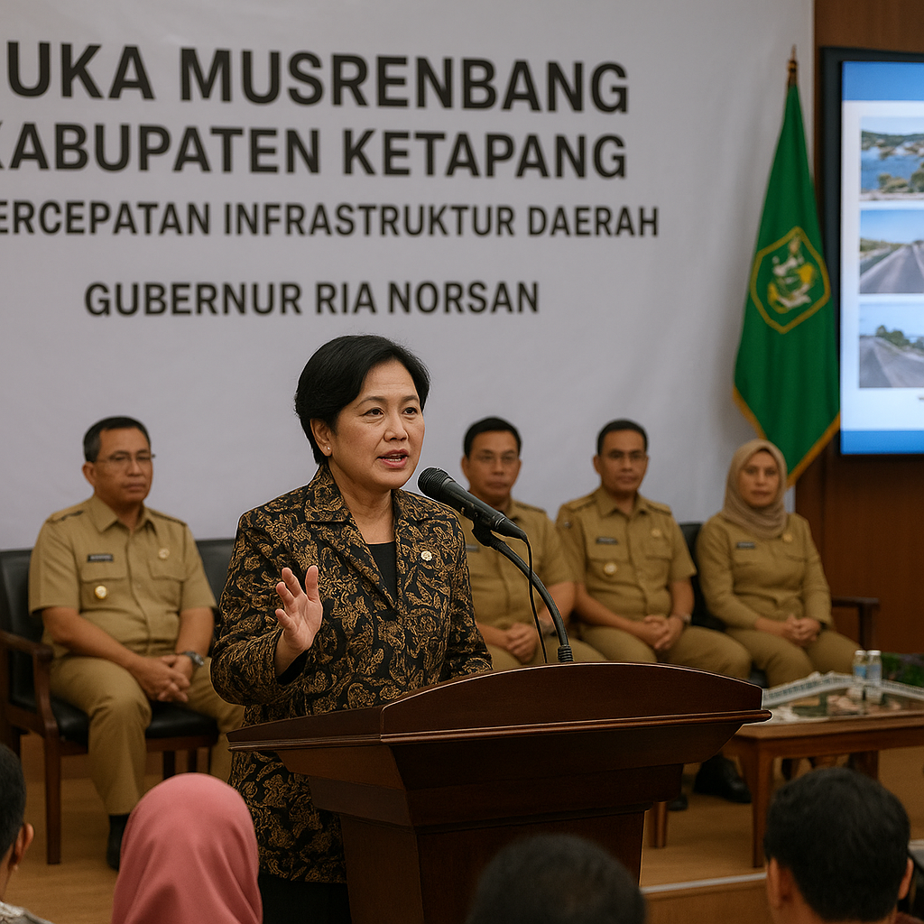 Buka Musrenbang Ketapang, Gubernur Ria Norsan Soroti Percepatan Infrastruktur Daerah