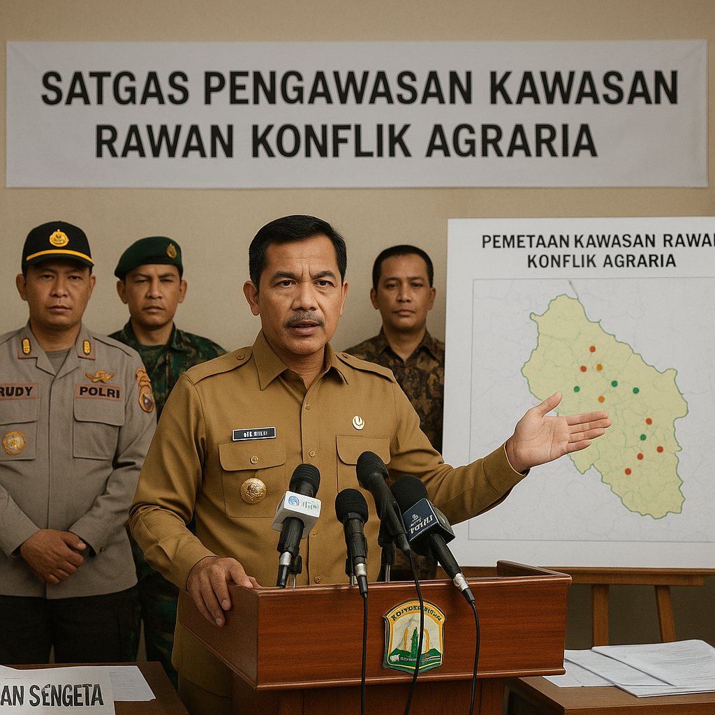 Bupati Aceh Tamiang Instruksikan Pembentukan Satgas Pengawasan Kawasan Rawan Konflik Agraria